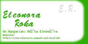 eleonora roka business card